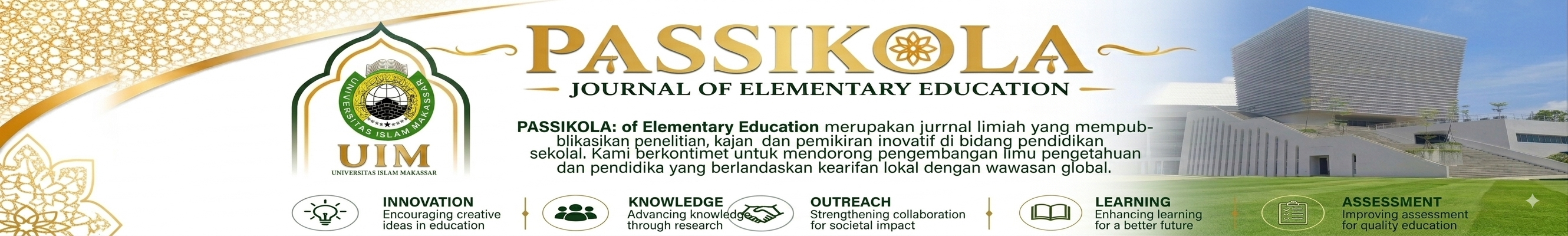 PASSIKOLA: Journal of Elementary Education – Universitas Islam Makassar